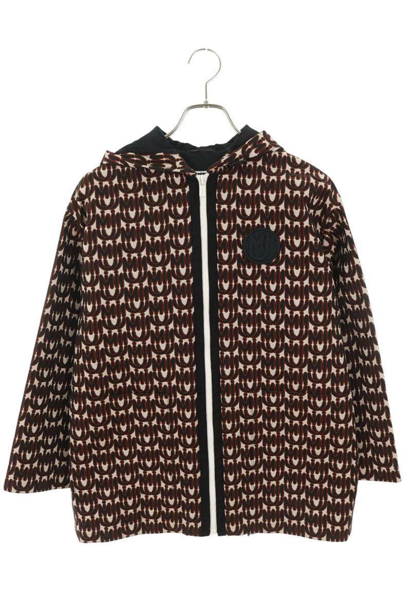 ミュウミュウ サイズ:36 ML571 ロゴジャガードフーデッドブルゾン 中古 BS99拍卖