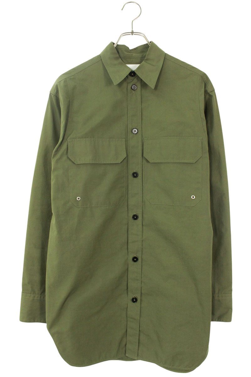 ジルサンダー サイズ:37 JSMU600826 コットンロング丈長袖シャツ 中古 BS99拍卖