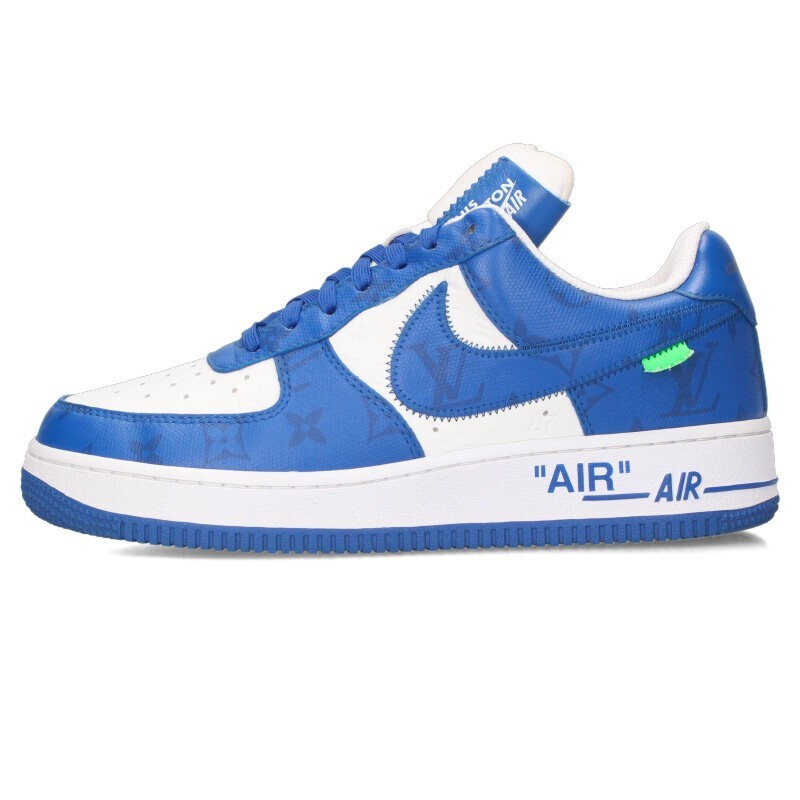 ルイヴィトン ナイキ サイズ:7 AIR FORCE 1 LOW モノグラムレザーローカットスニーカー 中古 SS13拍卖