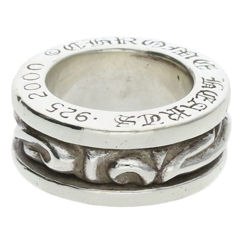 クロムハーツ リング RING SPINNER SCROLL/スピナースクロール サイズ:6.5号 シルバーリング 中古 SJ02拍卖