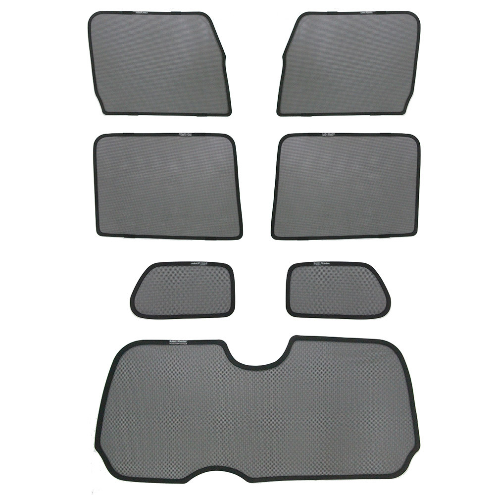 N-BOX JF3/JF4 レーザー サンシェード メッシュカーテン インテリア カーシェード 日よけ 黒 1台分拍卖