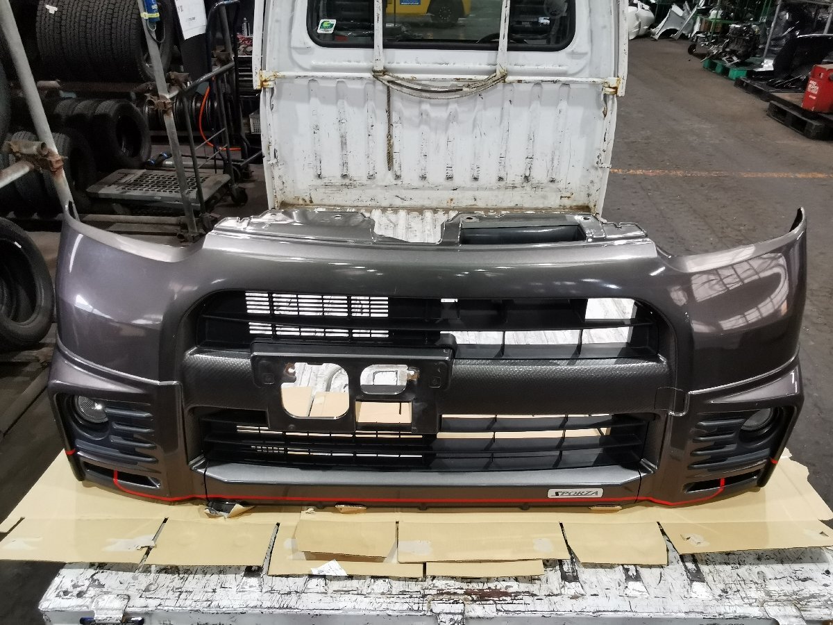 ☆☆LA100S LA110S ムーヴカスタム SPORZA スポルザ フロントバンパー 個人宅配送不可 破損あり拍卖
