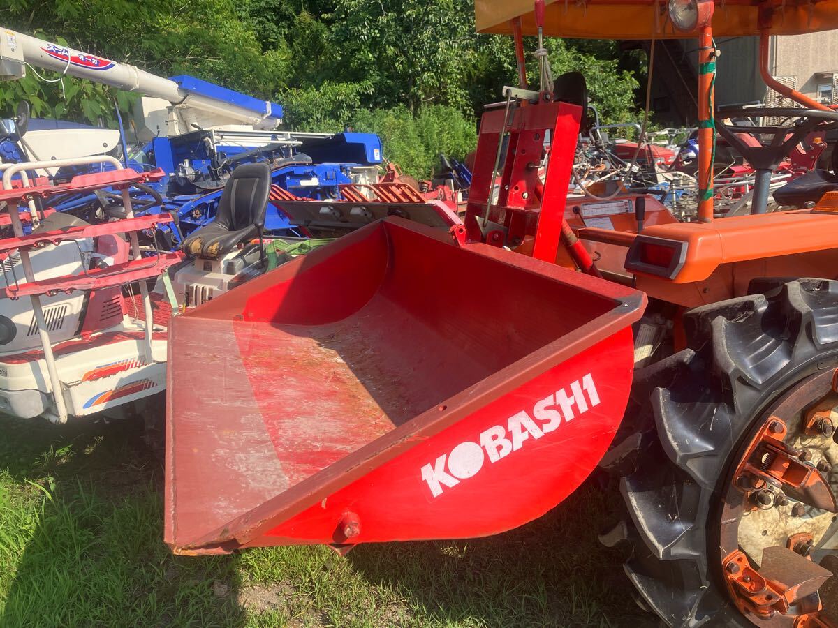 ◆比較的綺麗! コバシ リアバケット KMB150 トラクター リヤバケット 作業幅 1500㎜ 除雪 運搬拍卖