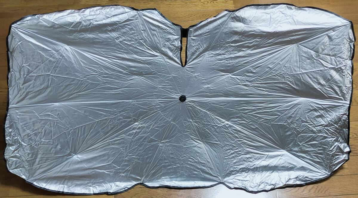 車用 サンシェード 折りたたみ傘式 Mサイズ 135×73cm 収納袋付き 遮光や遮熱に拍卖