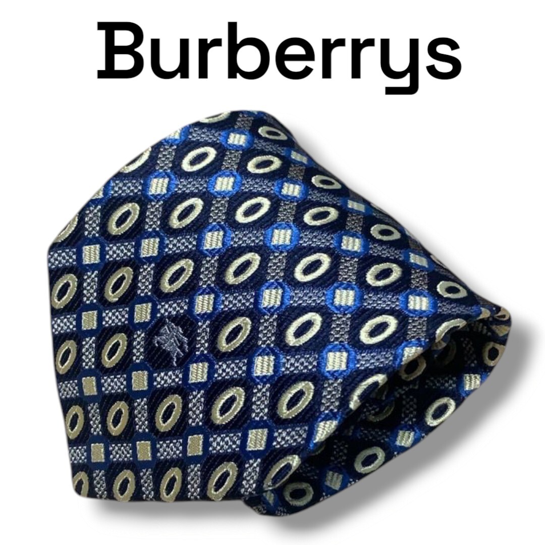 【1円スタート】【美品】Burberrys バーバリーズ BURBERRY バーバリー ハイブランド ブランド ネクタイ ハイブランド シルク100% 格子柄拍卖