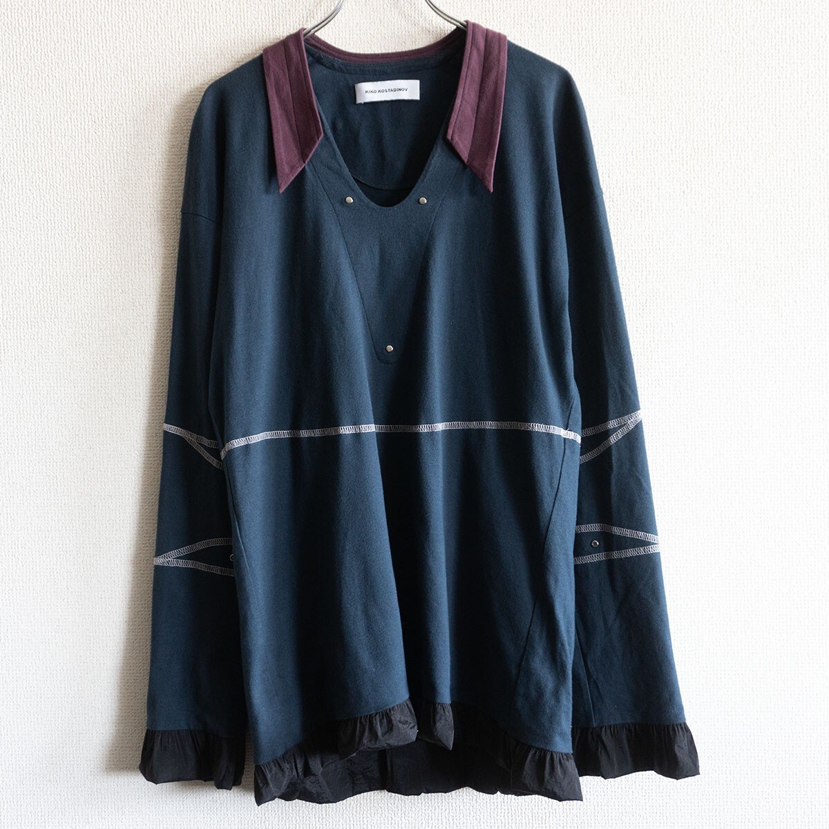 【美品】KIKO KOSTADINOV【2021ss / sirokko Norman armour jersey top】44 カットソー キココスタディノフ 25060881拍卖