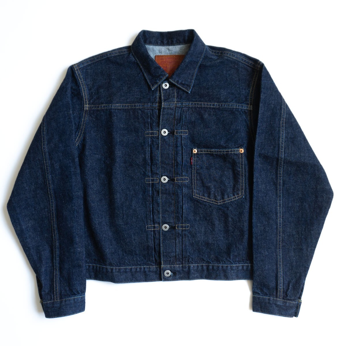 【美品/濃紺】 LEVI'S 【1st 506XX ビッグE デニムジャケット】40 日本製 リーバイス 25070458拍卖