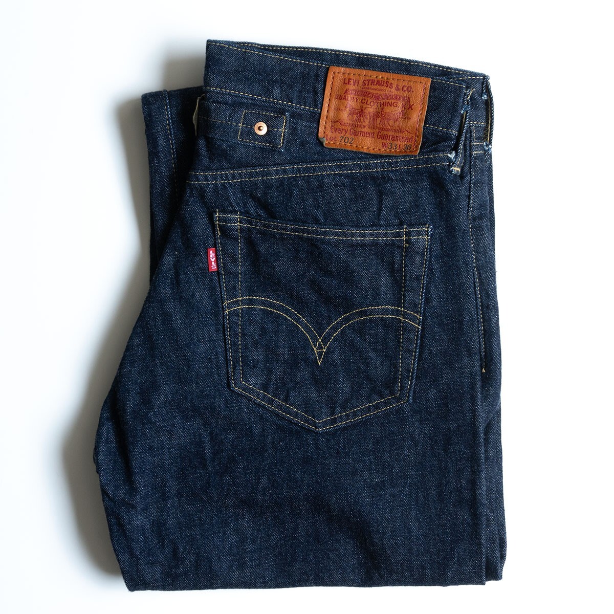 【美品/濃紺】 LEVI'S 【 702XX ビッグE デニムパンツ 】33×36 旧日本製 リーバイス wl 25070663拍卖