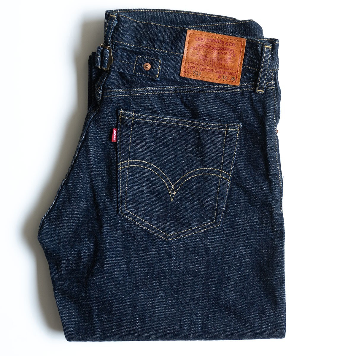 【美品/濃紺】 LEVI'S 【 702XX ビッグE デニムパンツ 】33×36 旧日本製 リーバイス wl 25070662拍卖