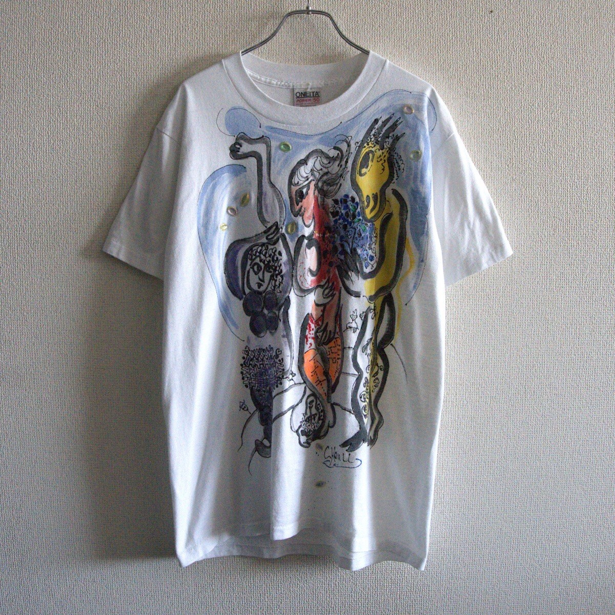 【90S】ONEITA【アート Tシャツ】L(42-44) 90年代 オニータ 古着 25070582拍卖
