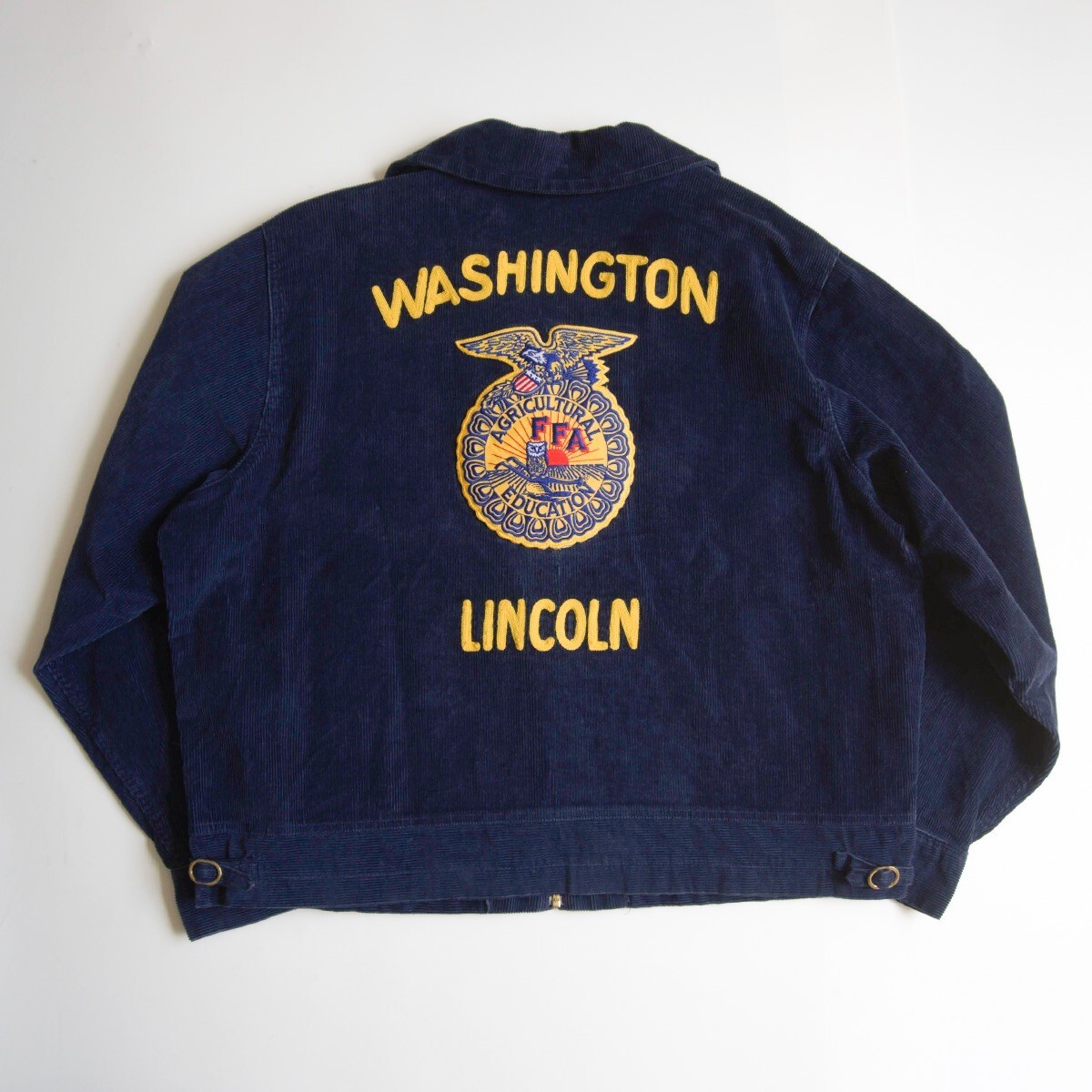 【雰囲気抜群】 FFA ファーマーズ ジャケット【ワーク ジャケット】 48 WASHINGTON ワシントン コーデュロイ 刺繍 古着 25070818拍卖