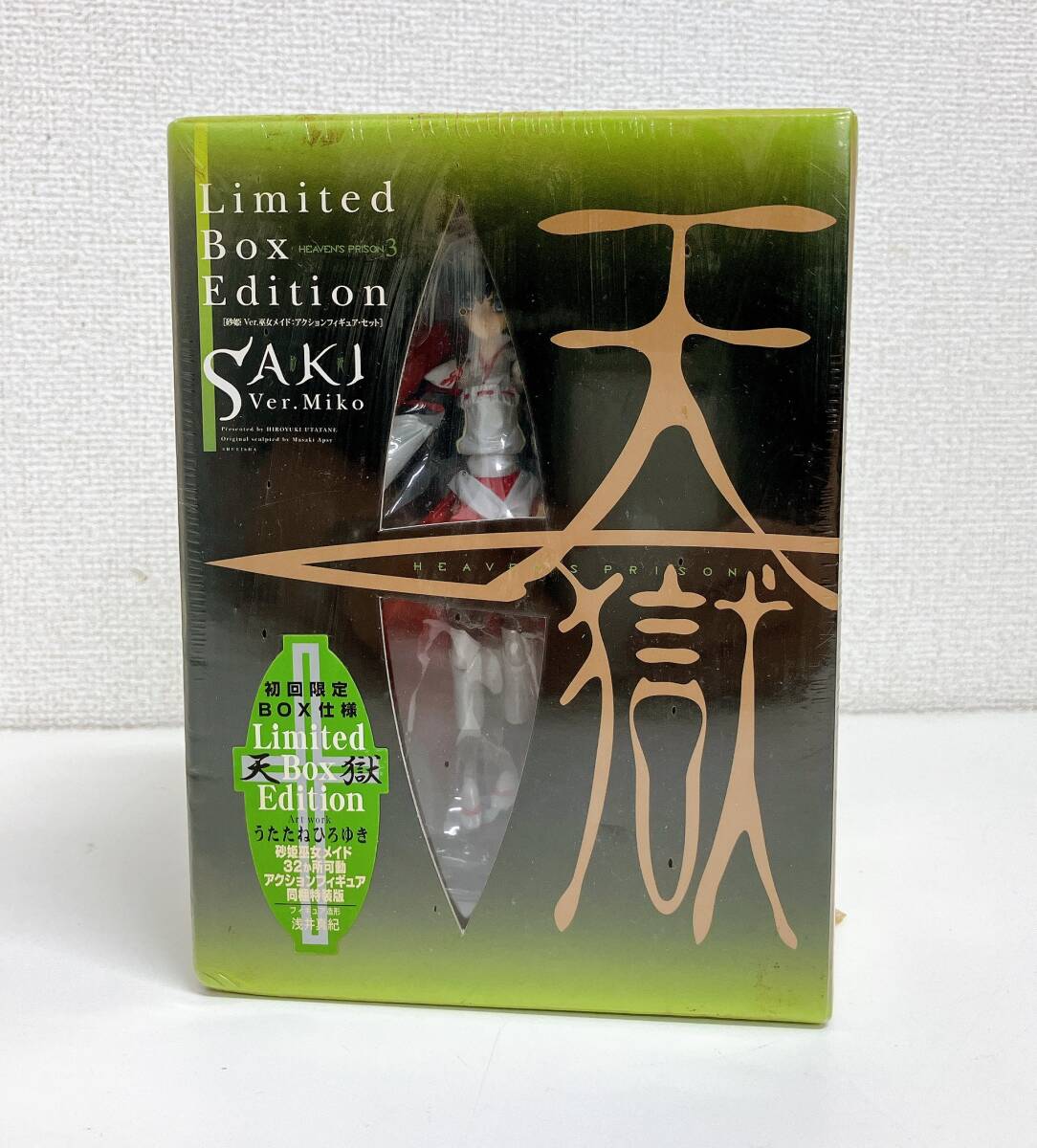 【天獄 Limited BOX Edition SAKI Ver.Miko 砂姫】巫女 メイド 32ヶ所可動 アクションフィギュア/A77-079拍卖