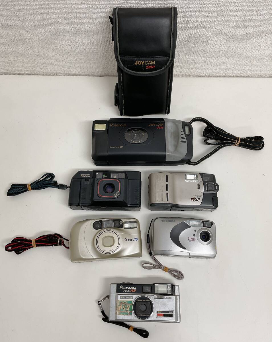 【フィルムカメラ・JOY CAM PolaroidCamera など まとめて☆】fujica フラッシュAW/リコー TF-500D/A76-393拍卖