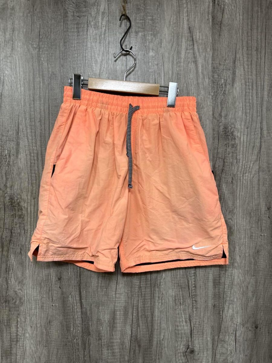 NIKE ナイキ トレーニング ハーフ パンツ sizeM/オレンジ ■◆ メンズ拍卖