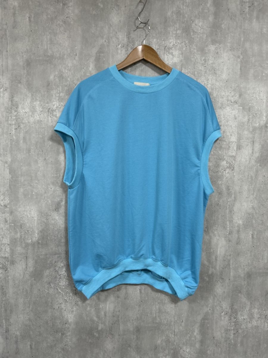 ネコポスOK FREE’S MART フリーズマート ノースリーブ カットソー sizeF/水色 ■◇ レディース拍卖