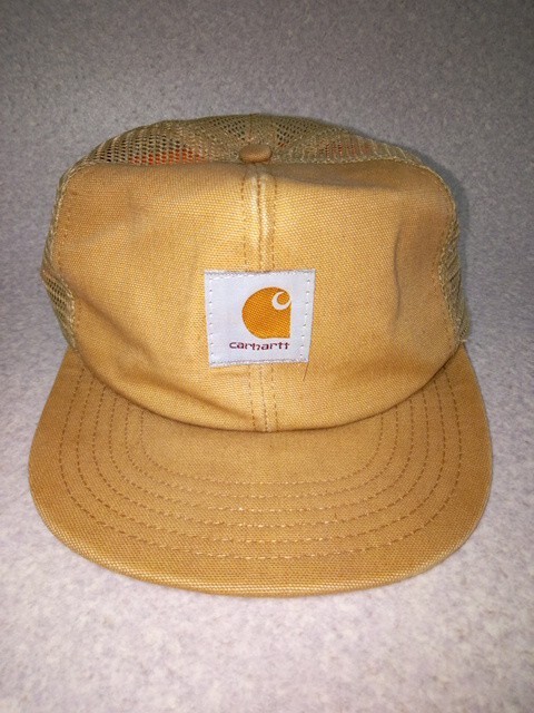 オリジナル ヴィンテージ USA製carhartt カーハート スナップバックメッシュキャップ拍卖