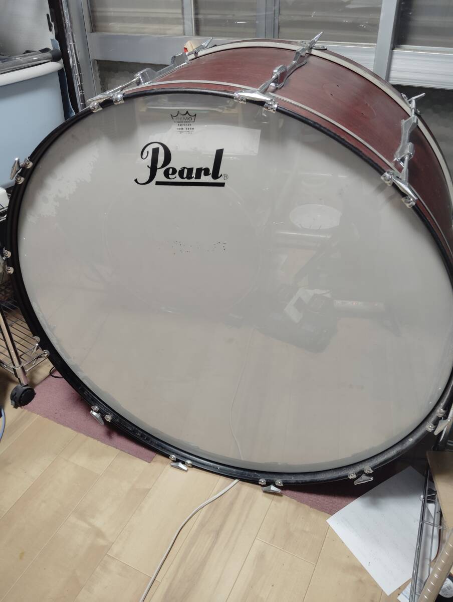 【引き取り限定】パール Pearl 38インチコンサートバスドラム/ベードラ 使用可能 現状品拍卖