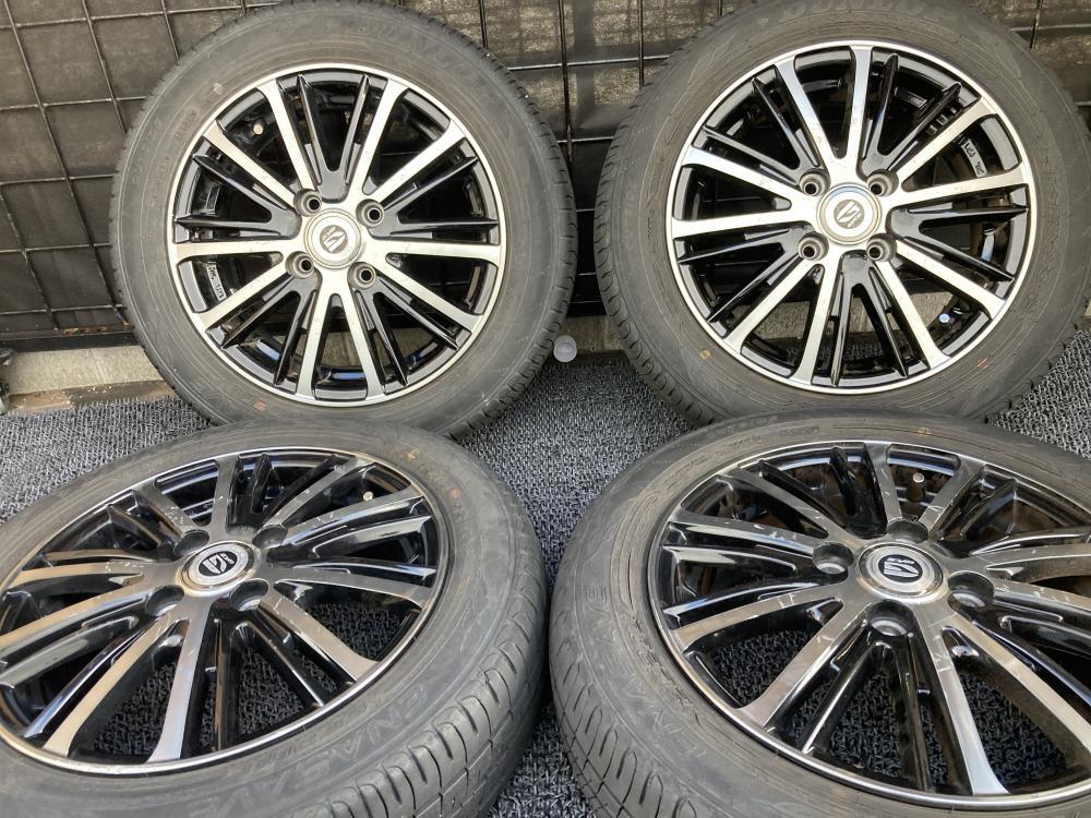 GYLE アルミホイール 155/65R14 リム径14(F/R) リム幅4.5J(F/R) オフセット45(F/R) PCD100(F/R) 4H ハブ径7.2(F/R)拍卖