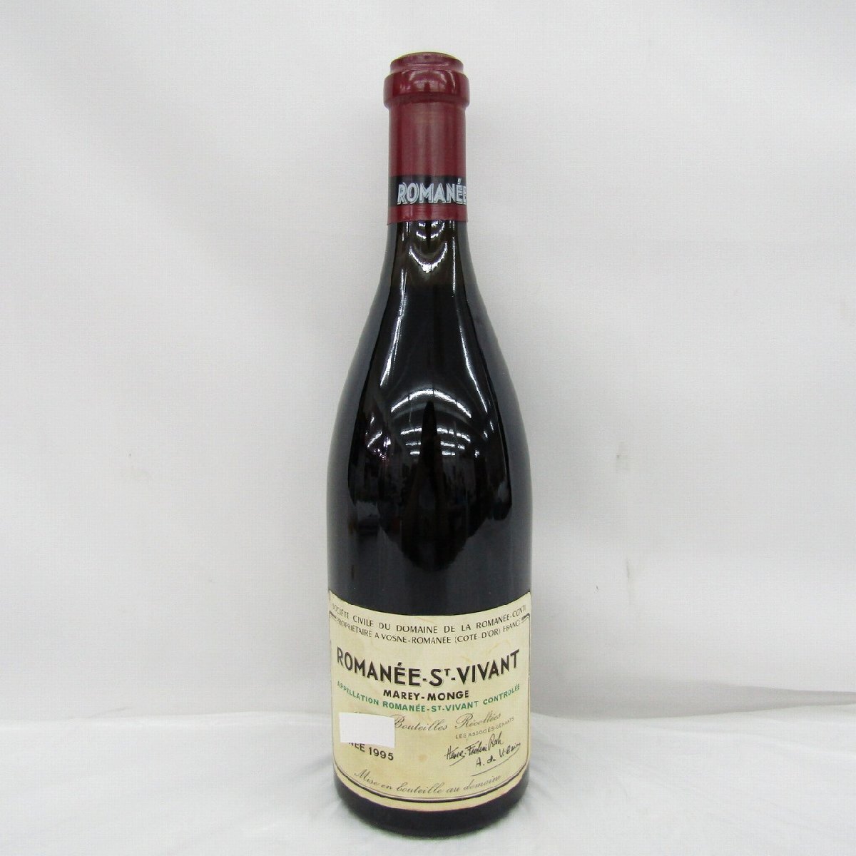 【未開栓】DRC ドメーヌ・ド・ラ・ロマネコンティ ロマネ・サン・ヴィヴァン 1995 サントリー 赤 ワイン 750ml 13% 11894870 0727拍卖