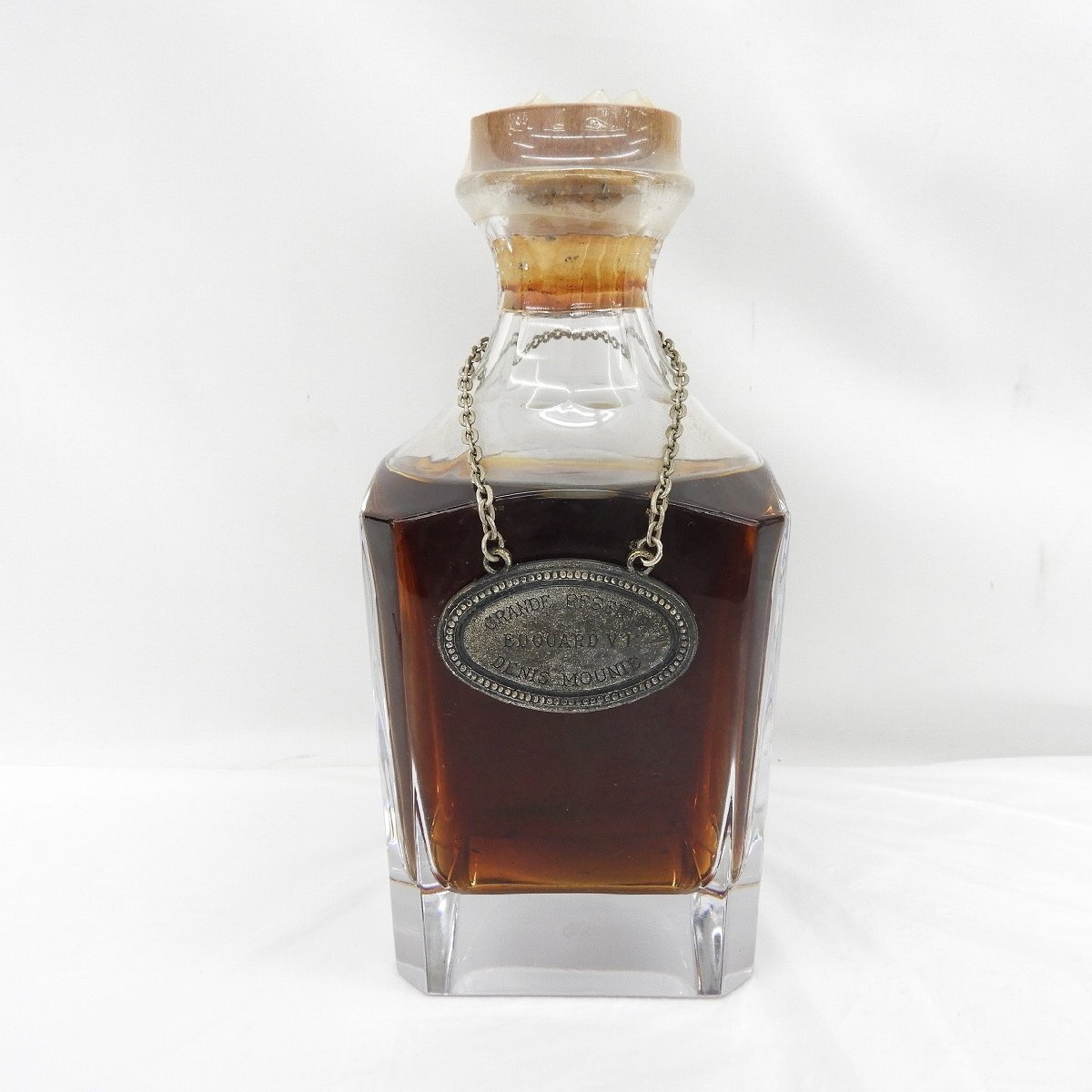 1円~ 【未開栓】DENIS-MOUNIE ドゥニ ムニエ グランド リザーブ エドワード7世 クリスタルデキャンタ ブランデー 700ml 40% 11887134 0727拍卖