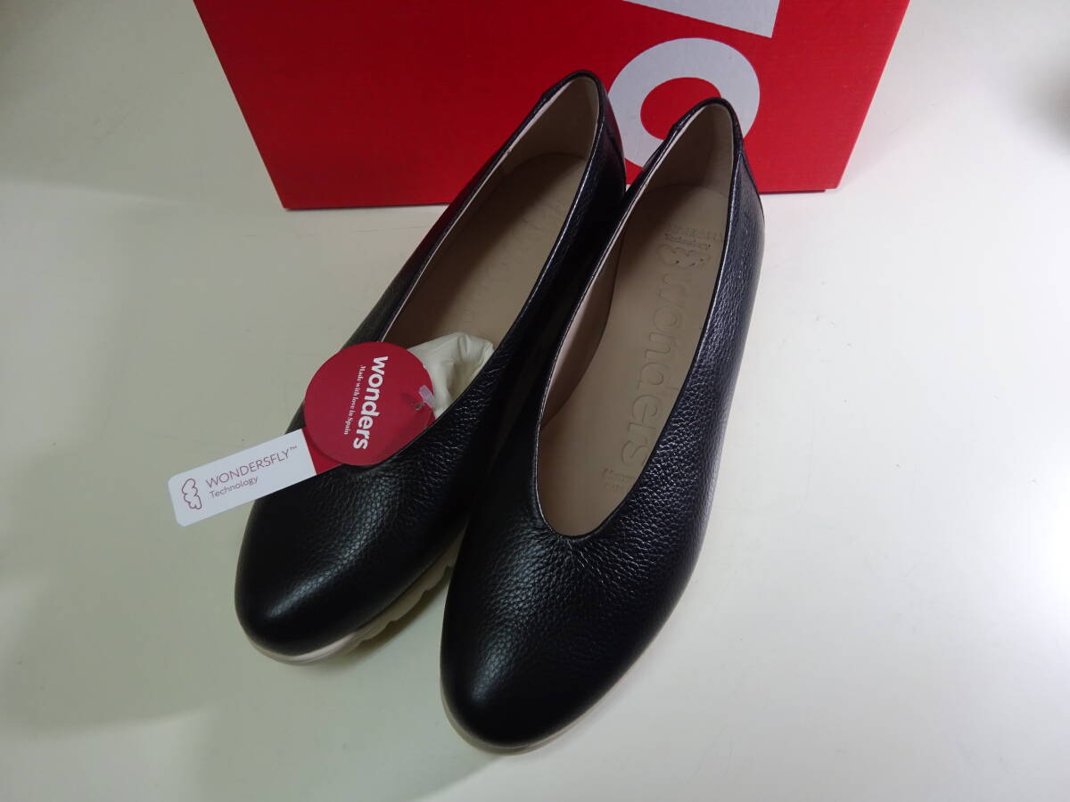 wonders ワンダーズ レディース 厚底スリッポン 未使用品 サイズ38 日本サイズ24cm拍卖