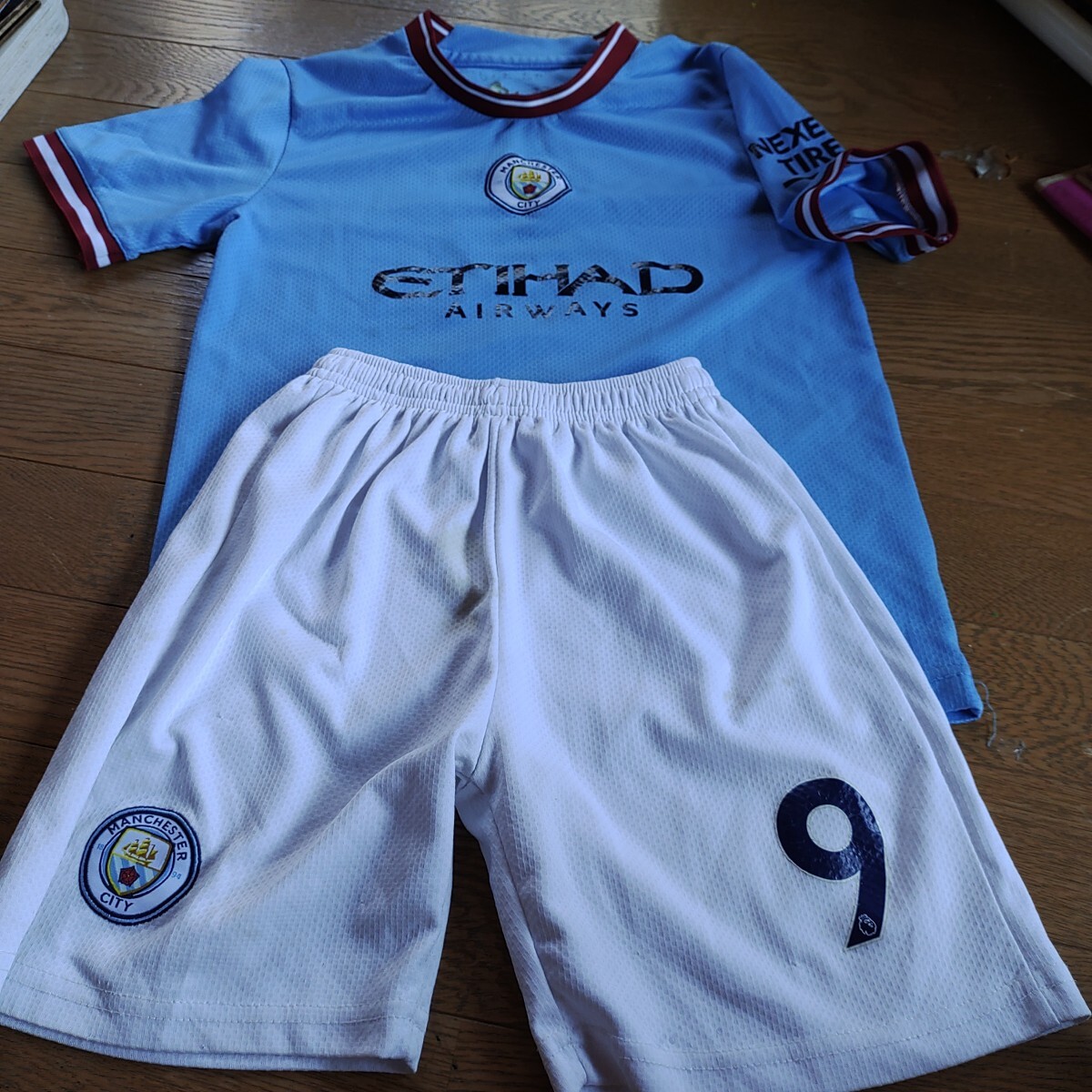 マンチェスターシティー ユニフォーム子供24サイズ拍卖