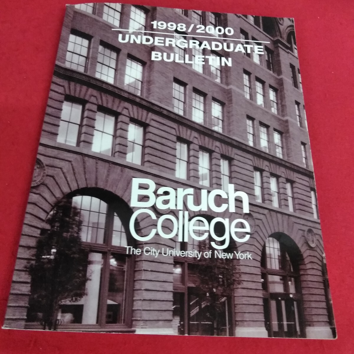 Eh-439/UNDERGRADUATE BULLETIN バルークガレッジ ニューヨーク市立大学 登録プログラムカレッジ組織 学部学位プログラムへの入学/L7/70714拍卖