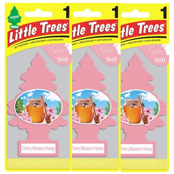 Little Treesリトルツリーエアーリフレッシュナー チェリーブロッサム ハニー3枚セット拍卖