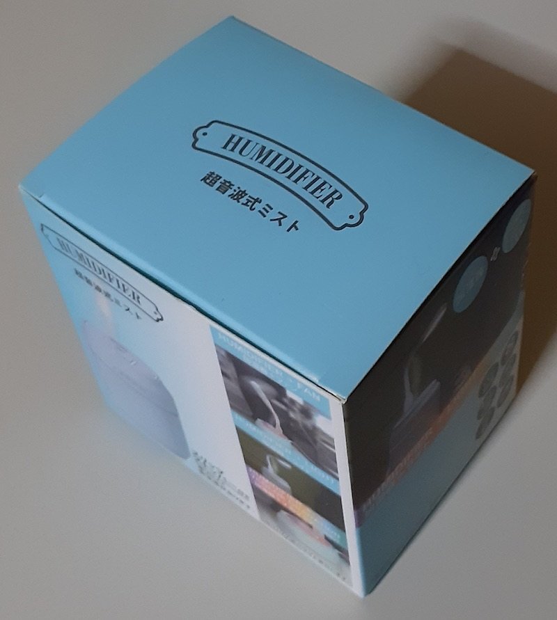 6384 未使用未開封 HUM-01-BL Humidifier 超音波加湿器 USB電源式 ファン・ライト付き 超音波式ミスト 株式会社クレファー拍卖