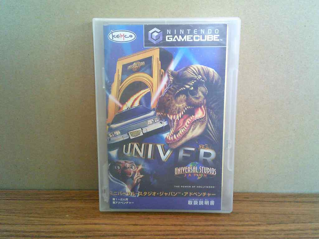 KME14769★GC ユニバーサル・スタジオ・ジャパン・アドベンチャー ケース説明書付き紙ケース無し ゲームキューブ 研磨クリーニング済み拍卖