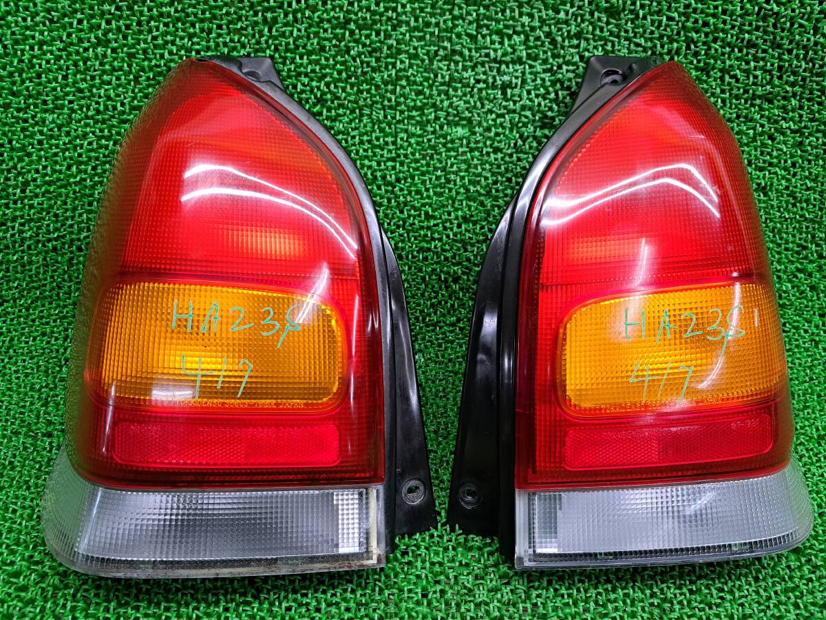 417 スズキ アルト HA23S HA23V HB23 HA12S 純正 テールランプ 左右セット テールライト 右 左 レンズ拍卖