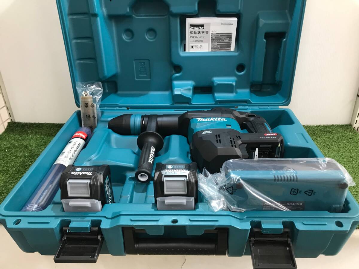 【未使用品】makita 40V充電式ハンマ HM001GRMX IT28DAV5WQ8G拍卖