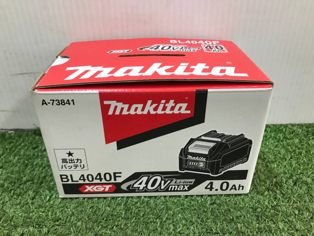 【未使用品】makita 40Vmax4.0Ahリチウムイオン高出力バッテリー BL4040F ITYE5JTDGHSC拍卖