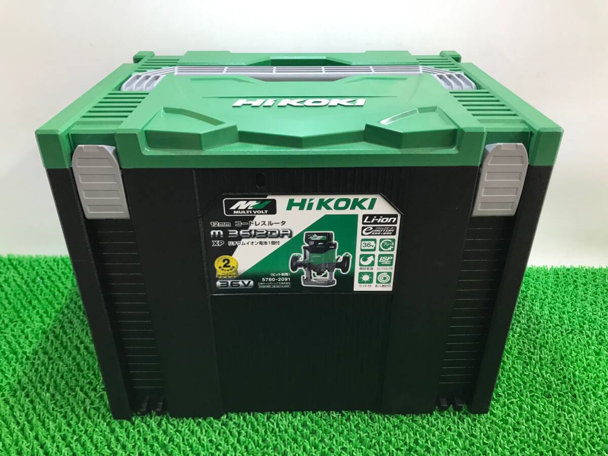 【未使用品】HiKOKI マルチボルト12mmコードレスルータ M3612DA(XP) / ITMT0CHO9VJG拍卖