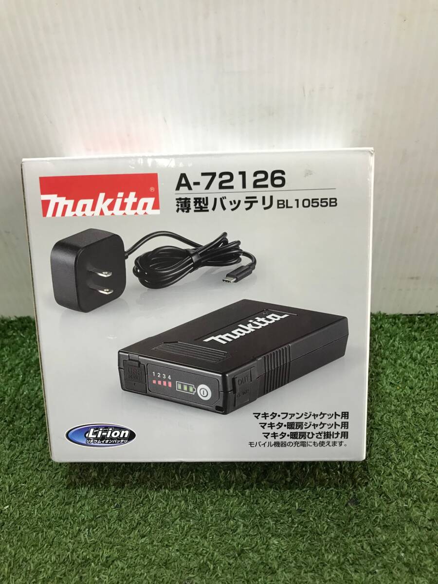 【未使用品】makita 10.8v充電式ファンジャケット/暖房シリーズ用薄型バッテリ BL1055B A-72126 ITRFCSOVMXRW拍卖