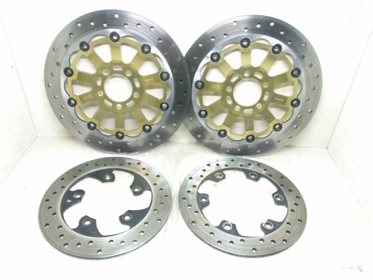 前後(1点選択)サンスター減り少な目 インナー状態良 ZRX1100 ZRX1200 ZZ-R1100 C 検 ゼファー1100 GPZ900R ブレンボ ブレーキング ガルフ拍卖