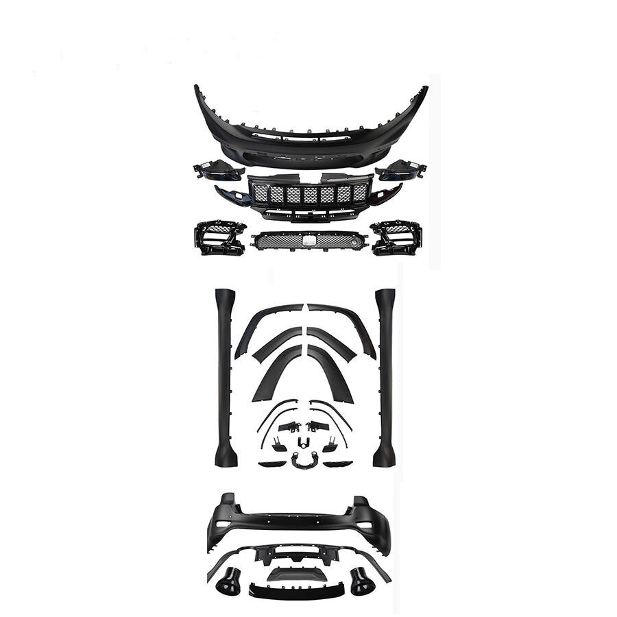 Jeep チェロキー SRT8-style フロントバンパー サイドステップ リアバンパー マフラーカッター 外装 エアロ カスタム パーツ 部品 ジープ拍卖