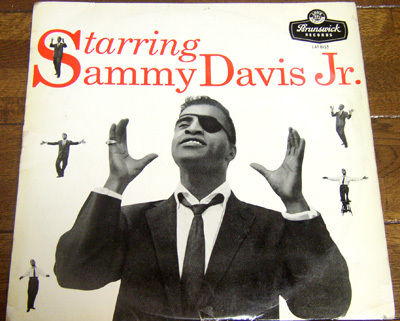 Sammy Davis Jr - Starring - LPレコード/ 1956年,イギリス盤,Brunswick -LAT 8153,Because Of You,Easy To Love,September Song,Hey There拍卖