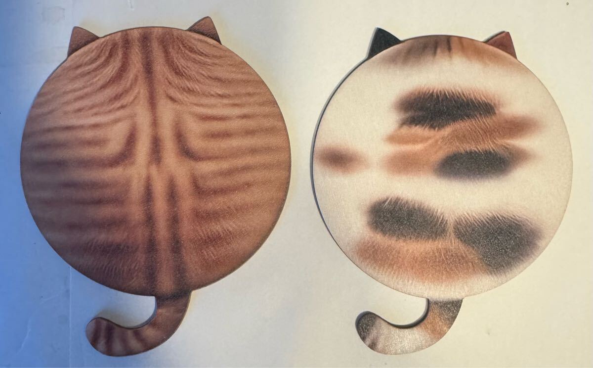 即決!木製の猫型コースターB拍卖