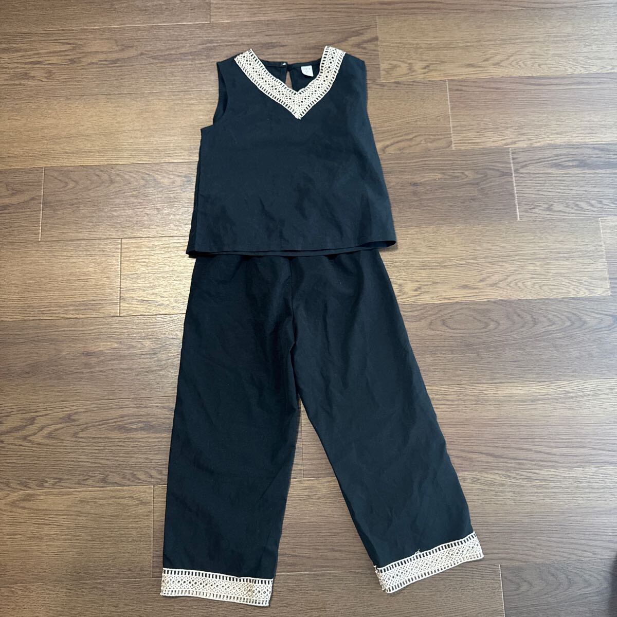 SHEINセットアップノースリーブパンツ130双子①拍卖