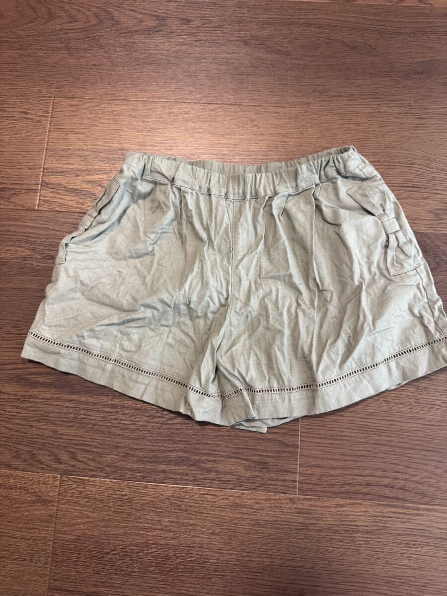 エニィファムキッズリボンポケットショートパンツ130サイズ拍卖