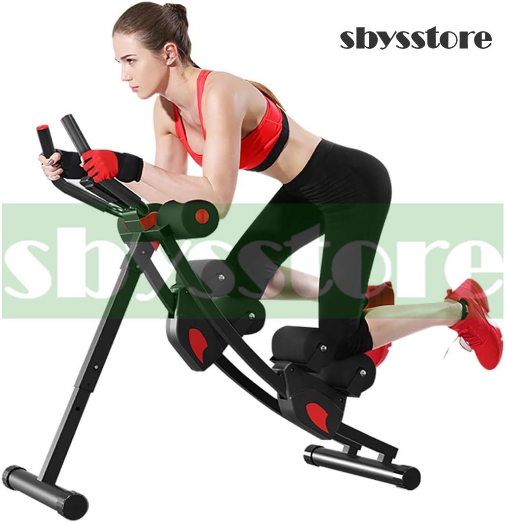 フィットネス腹筋マシン、ホームジム用腹筋ワークアウト機器、高さ調節可能な腹筋トレーナー、折りたたみ式フィットネス機器拍卖