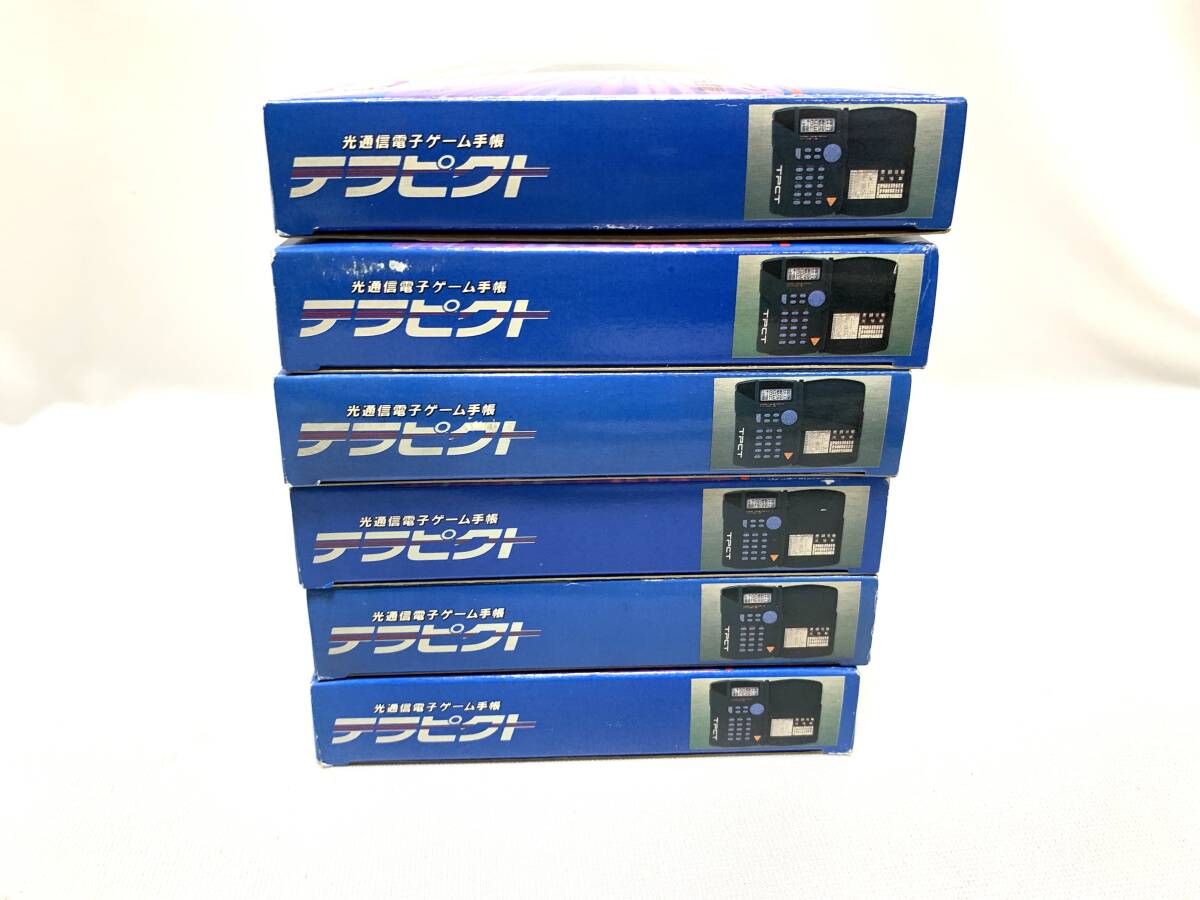 u426【未使用 6個まとめ】BANDAI バンダイ 光通信電子ゲーム手帳 テラピクト LSIゲーム デッドストック品 未開封品 昭和レトロ 当時物拍卖
