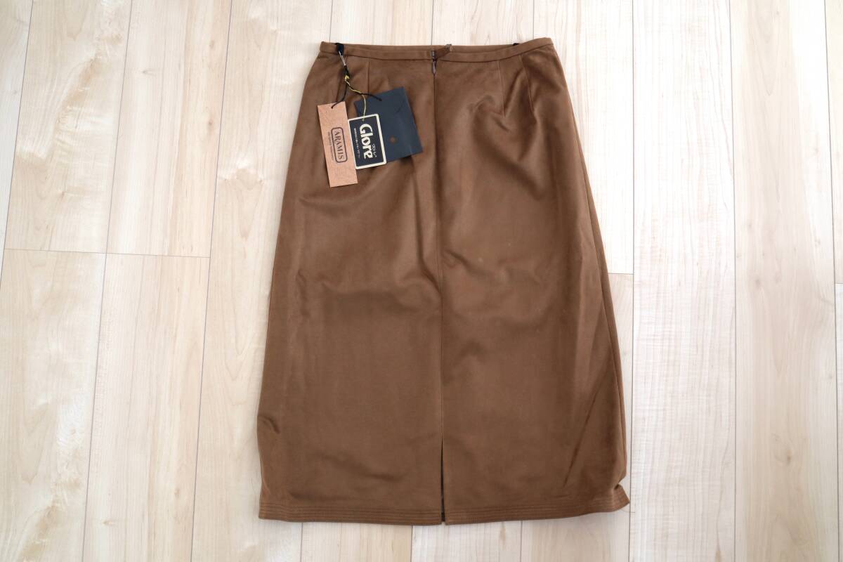 ARAMIS アラミス タイトスカート ブラウン系 茶色系 人工皮革 グローレ 42サイズ タグ付き レディース(管90232)拍卖