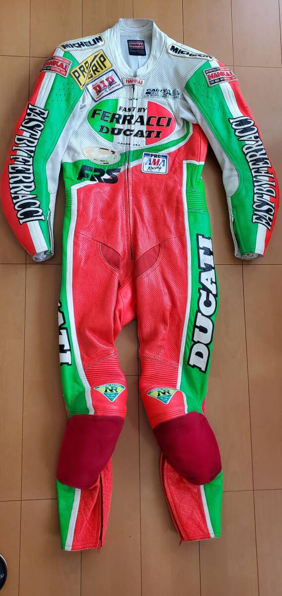 AMA superbike 1995 Fast by Ferracci Racing Takahiro “Tiger” Sohwa DUCATI 955 916 NANKAI 南海 レーシングスーツ Freddie Spencer拍卖