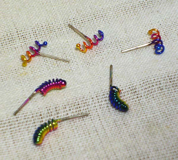 レインボーピアス・ハンマー型<2個セット>拍卖