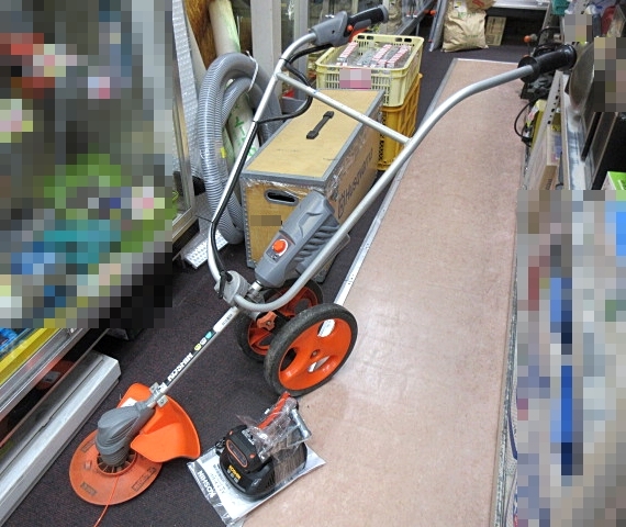 S6745 店頭引取限定 中古 KOSHIN 工進 手押し式充電草刈機 SBC-3625C 36V 静音 折りたたみ式 ナイロンカッター草刈機 エーワン豊橋本店拍卖