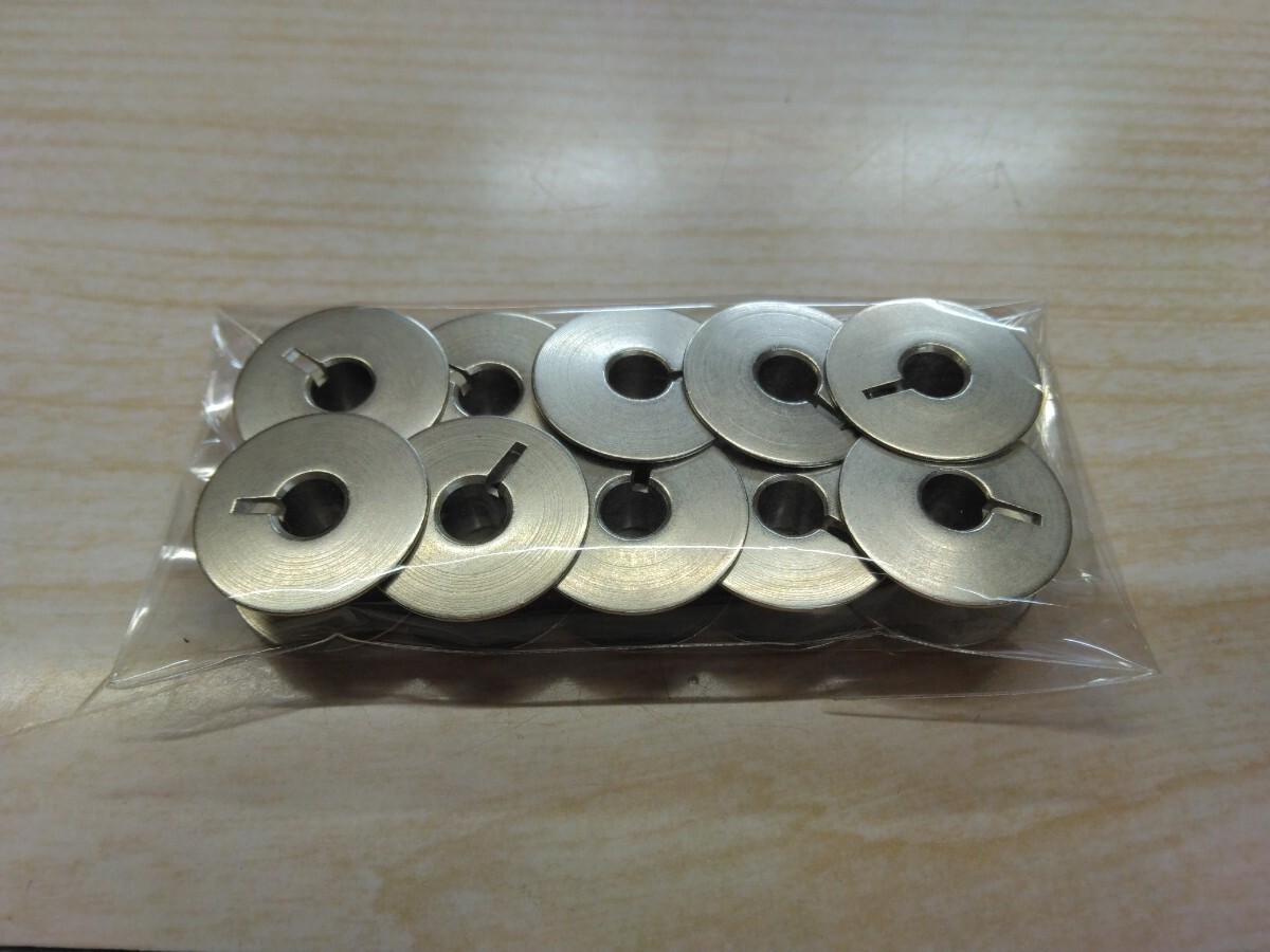 職業用 工業用ミシン 鉄ボビン 10個 TA-1 日本製 セキ 未使用 拍卖