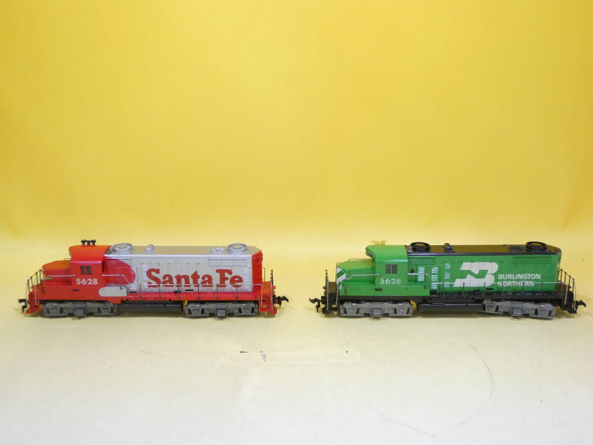 【ジャンク扱い】HOゲージ 海外車両 2両まとめて⑤ディーゼル機関車 Santa Fe BURLINGTON NORTHERN 【鉄道模型】J4 S768拍卖