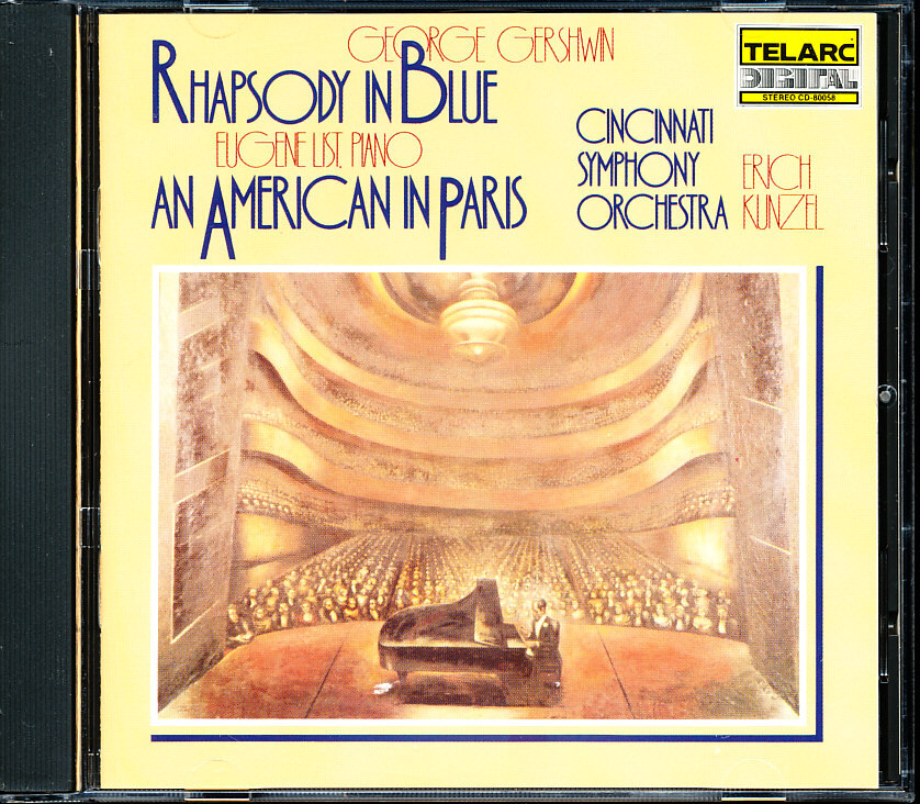 TELARC エリック・カンゼル/Erich Kunzel - ガーシュウィン:「ラプソディ・イン・ブルー」「パリのアメリカ人」 4枚同梱可 c7B000003CSN拍卖